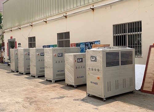 Refrigeration parameters of water-cooled industrial chillers